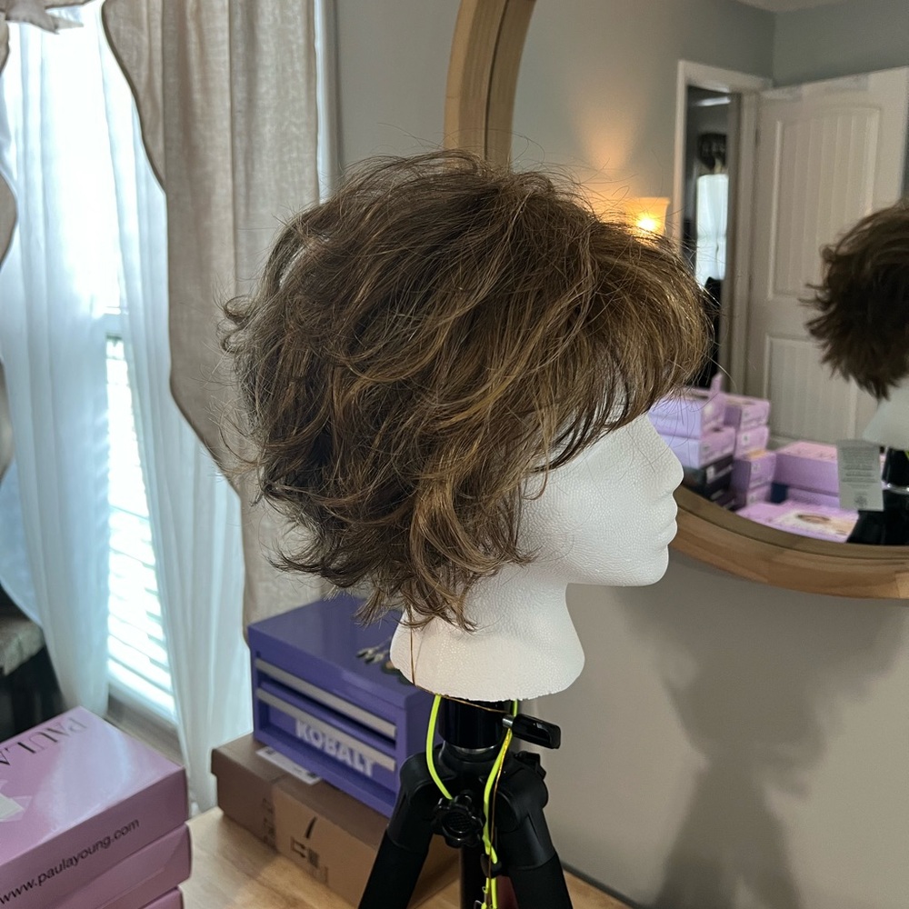 ANIKA Short Curly Wig - French Roast - Picture 2 of 4
